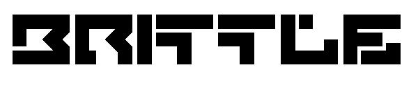 Brittle字体