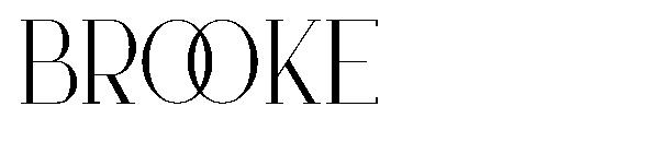 Brooke字体