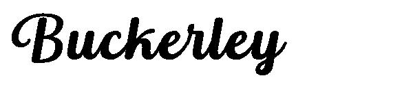 Buckerley字体