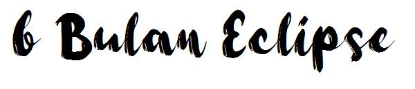 b Bulan Eclipse字体