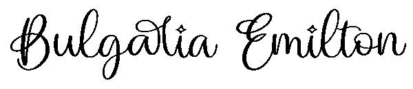 Bulgaria Emilton字体