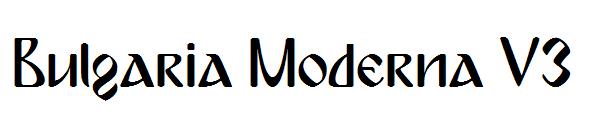 Bulgaria Moderna V3字体
