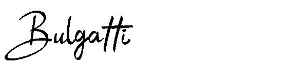 Bulgatti字体