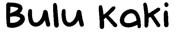 Bulu Kaki字体
