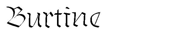Burtine字体