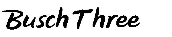 Busch Three字体