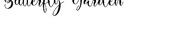 Butterfly Garden字体