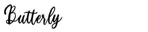 Butterly字体