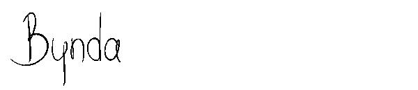 Bynda字体