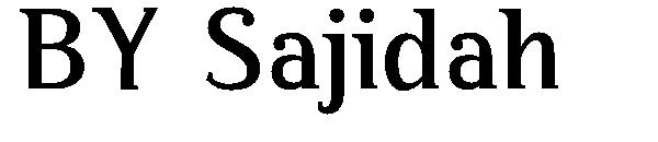 BY Sajidah字体