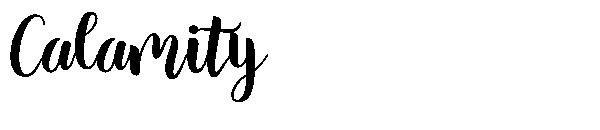 Calamity字体