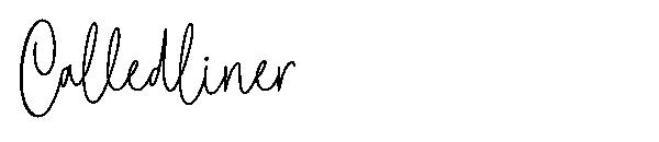 Calledliner字体