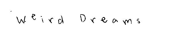 Weird Dreams字体