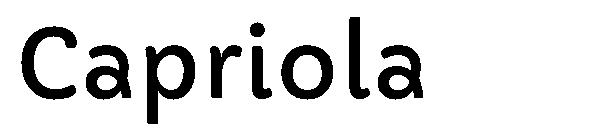 Capriola字体