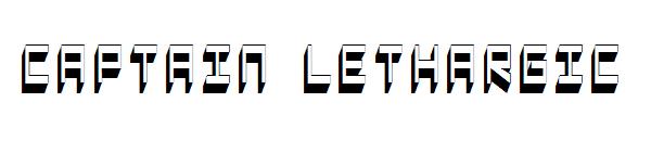 Captain Lethargic字体