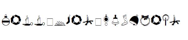 Carr Xmas Dingbats字体