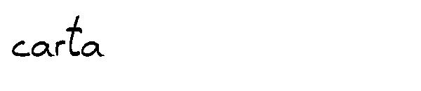 carta字体