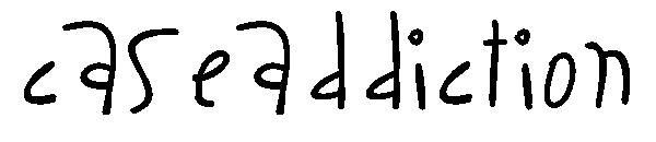 CaseAddiction字体