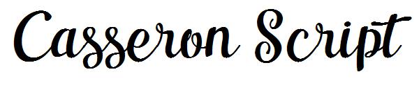 Casseron Script字体