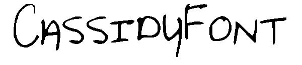 CassidyFont字体