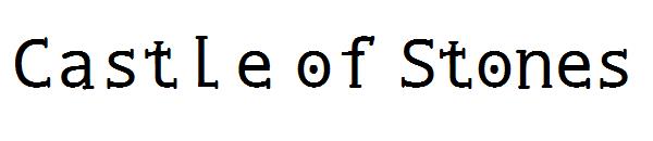 Castle of Stones字体