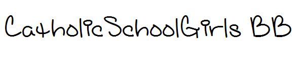 CatholicSchoolGirls BB字体