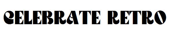 CELEBRATE RETRO字体