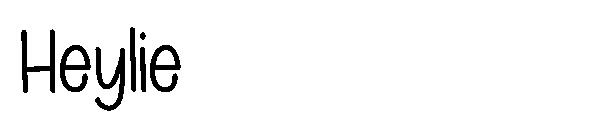 Heylie字体