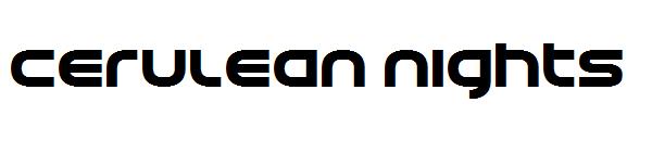 Cerulean Nights字体
