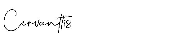 Cervanttis字体