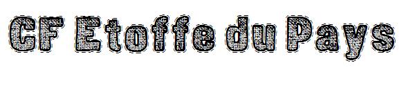 CF Etoffe du Pays字体