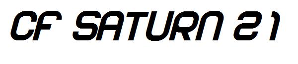 CF Saturn 21字体