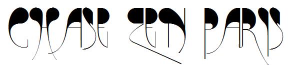 CHASE ZEN PARIS 字体