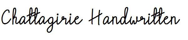 Chattagirie Handwritten字体