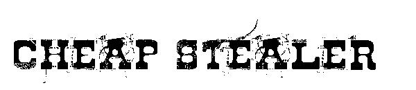 Cheap stealer字体