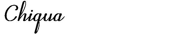 Chiqua字体