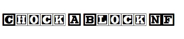 Chock A Block NF字体