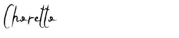 Choretto字体