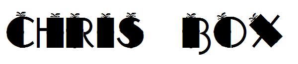 CHRIS BOX字体