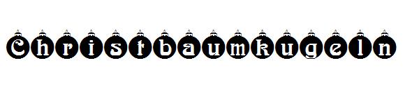 Christbaumkugeln字体