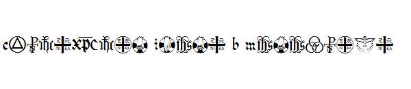 Christian Icons B Monograms字体