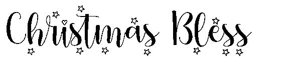 Christmas Bless字体