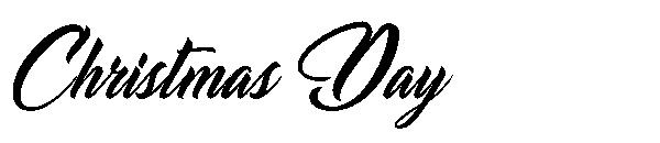 Christmas Day字体