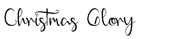 Christmas Glory字体
