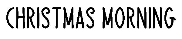 Christmas Morning字体