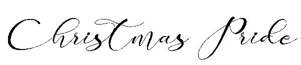 Christmas Pride字体