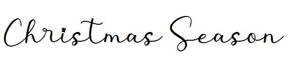 Christmas Season字体