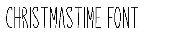 Christmastime font