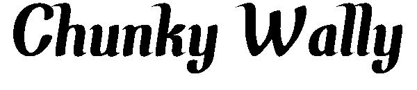 Chunky Wally字体