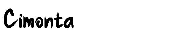 Cimonta字体